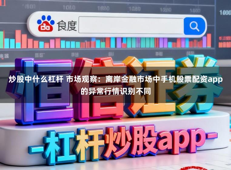 炒股中什么杠杆 市场观察：离岸金融市场中手机股票配资app的异常行情识别不同